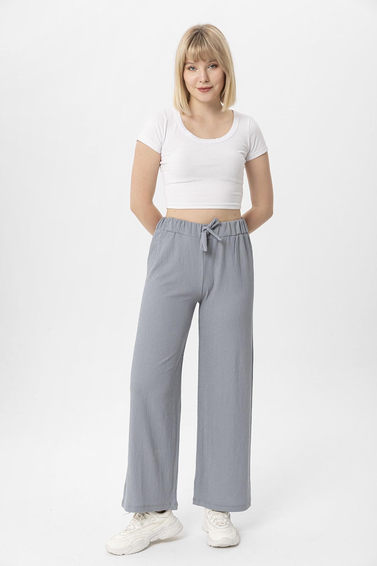 Kadın Bol Paça Pantolon 260345 -