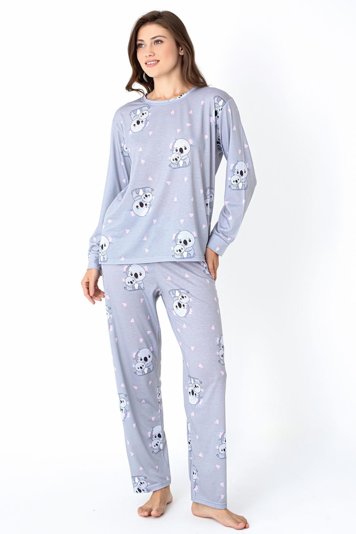 Kadın Desenli Pijama Takım 255238 -