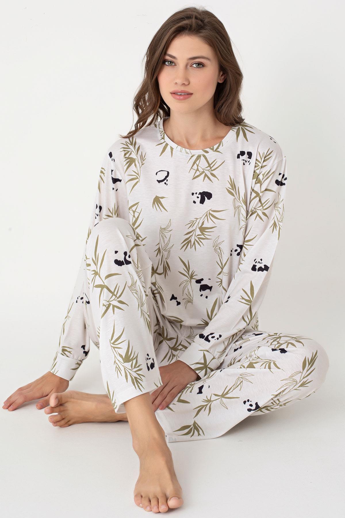 Kadın Desenli Pijama Takım 255238 -