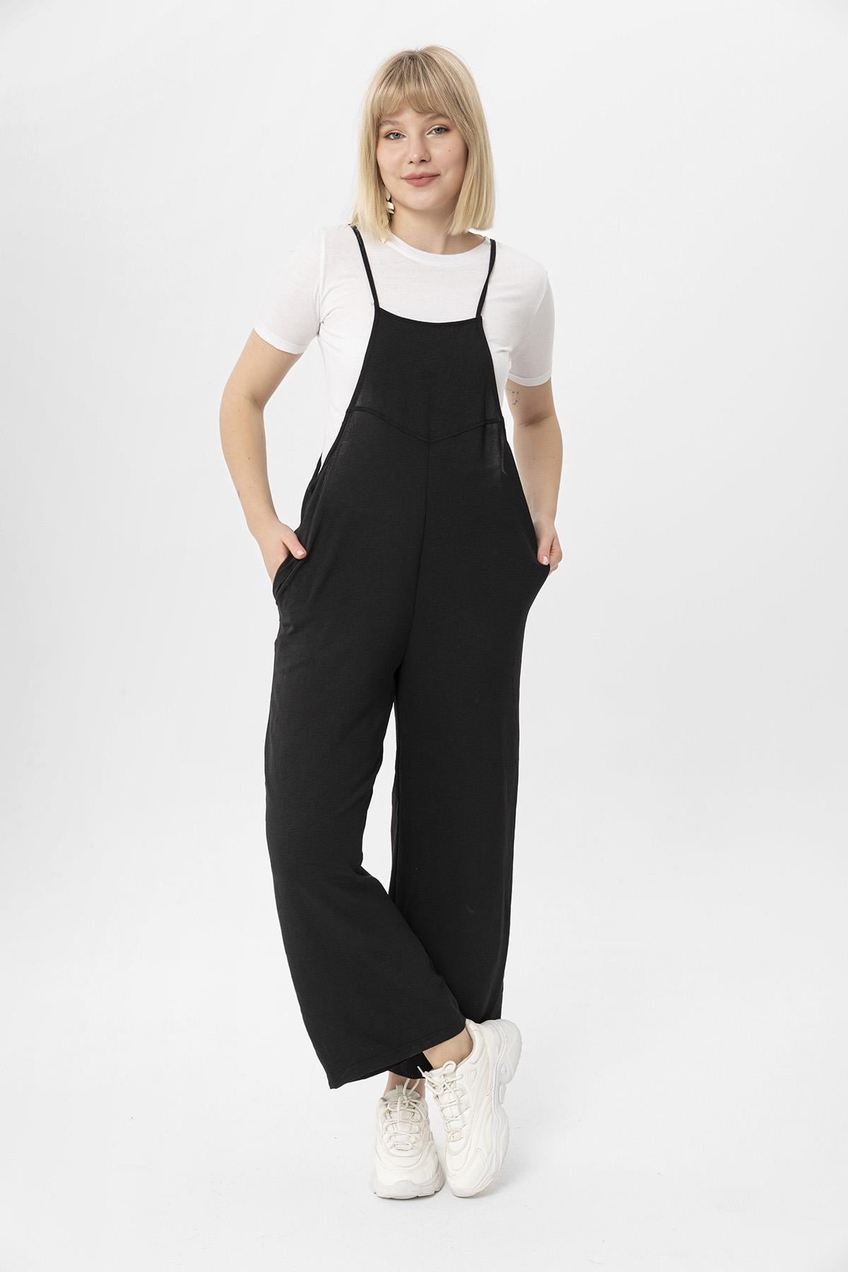 Kadın İp Askılı Tulum