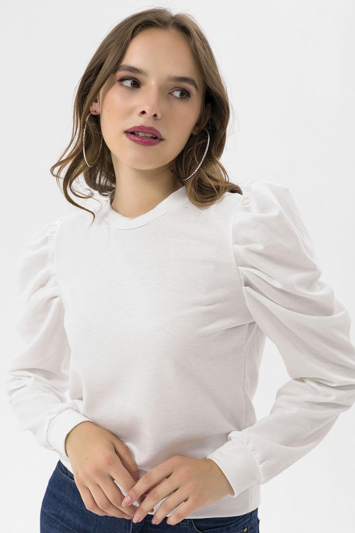 Kadın Prenses Kol Sweatshirt 235085 -