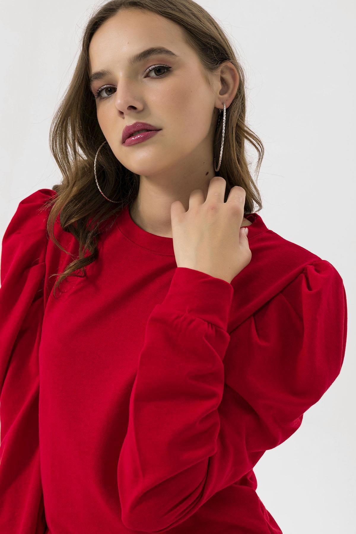 Kadın Prenses Kol Sweatshirt 235085 -