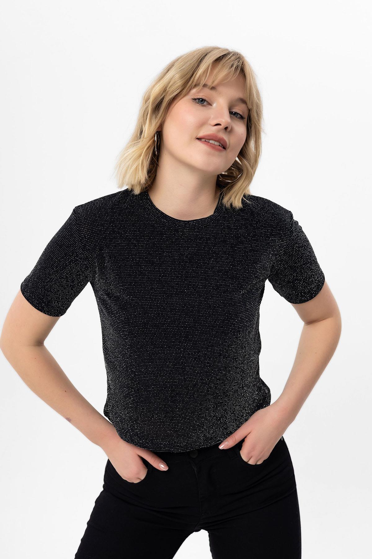 Kadın Simli Salaş Bluz