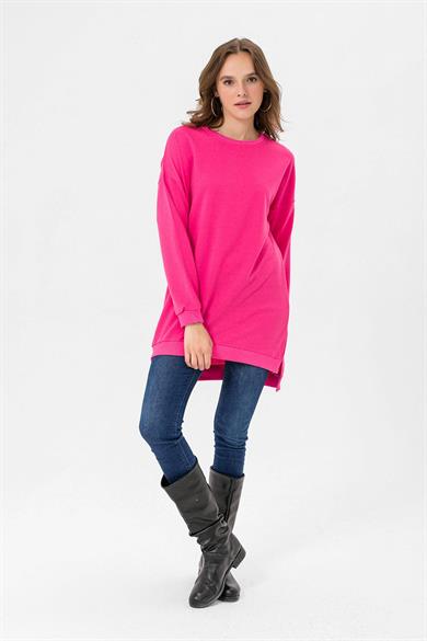 Bisiklet Yaka Uzun Sweatshirt 235240 -