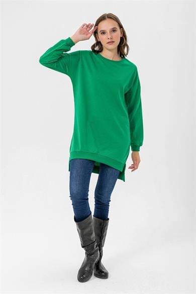 Bisiklet Yaka Uzun Sweatshirt 235240 -