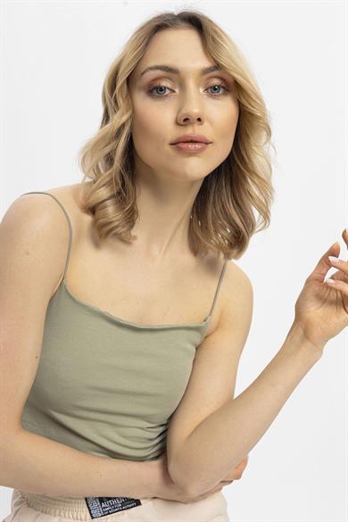 Kadın İp Askılı Örme Büstiyer 250039 -