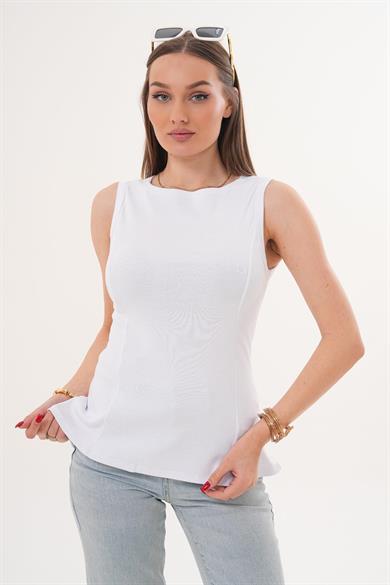 Kadın Japone Kol Volanlı Bluz - 260038