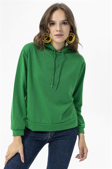 Kadın Kapüşonlu Sweatshirt