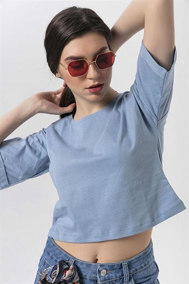 Kadın Kısa Oversize T-Shirt