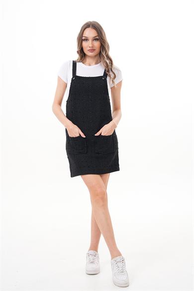 Kadın Mini Tüvit Salopet 255303 -