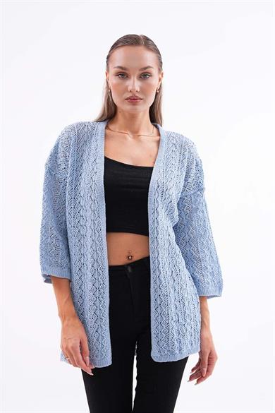 Kadın Önü Açık İnce Örme Hırka 255199 -