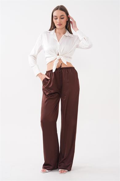 Kadın Saten Pantolon 260438 -