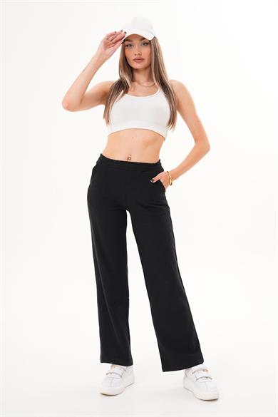 Kadın Selanik Örme Bol Paça Pantolon 255053 -