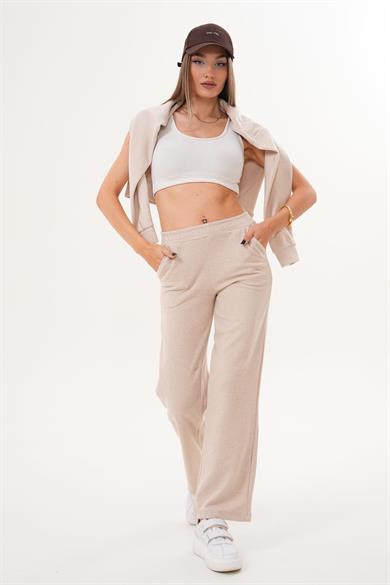 Kadın Selanik Örme Bol Paça Pantolon 255053 -