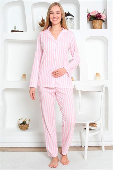 Kadın Uzun Kol Pijama Takım 245073 -
