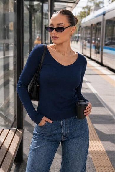 Kadın V Yaka Modal Badi 265087 -