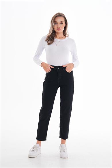 Kadın Yüksek Bel Mom Jean 250010 -