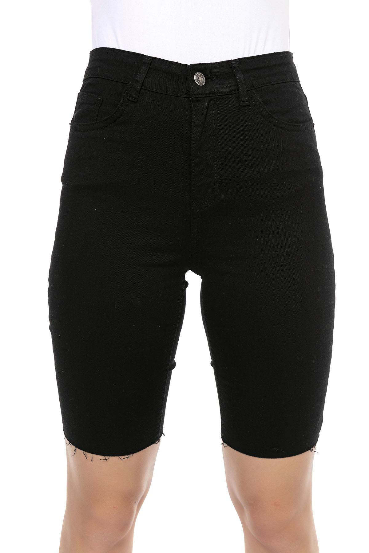Kadın Bermuda Şort Kapri