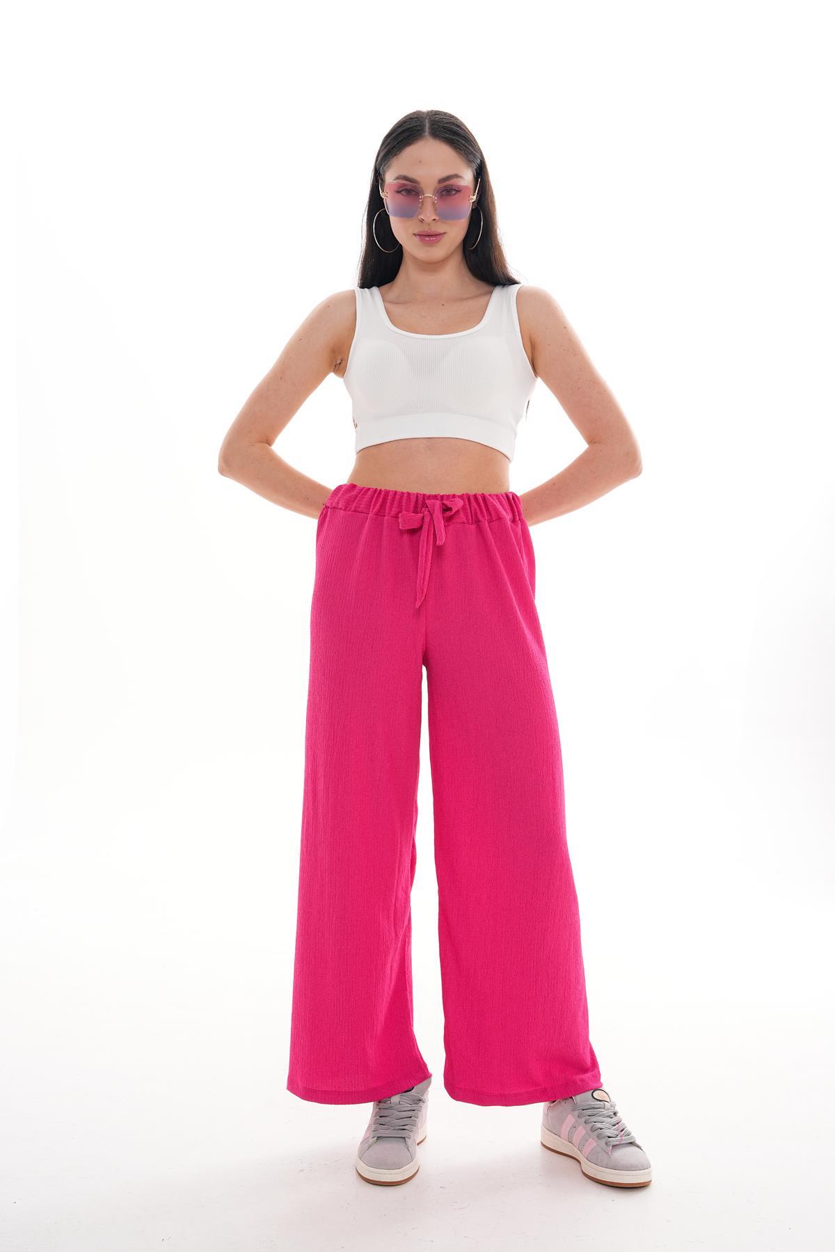 Kadın Bol Paça Pantolon 250022 -