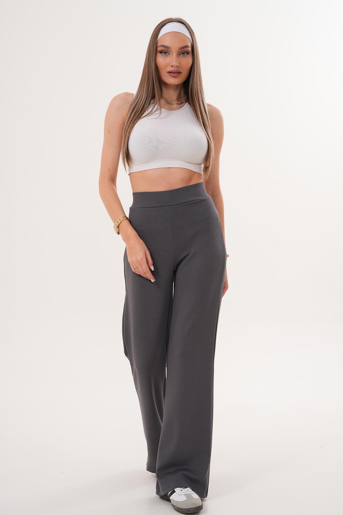Kadın Bol Paça Pantolon 255357 -