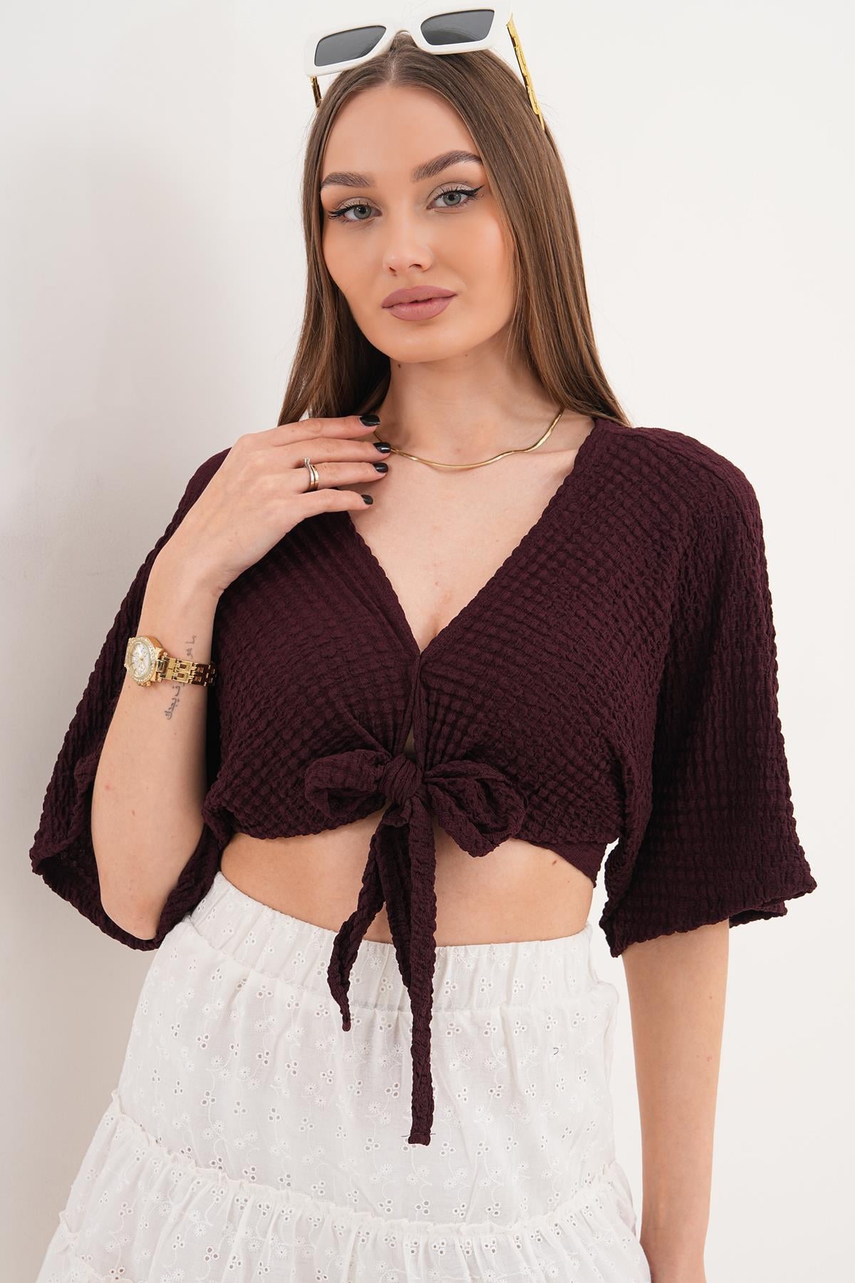 Kadın Bürümcük Bolero 260080 -