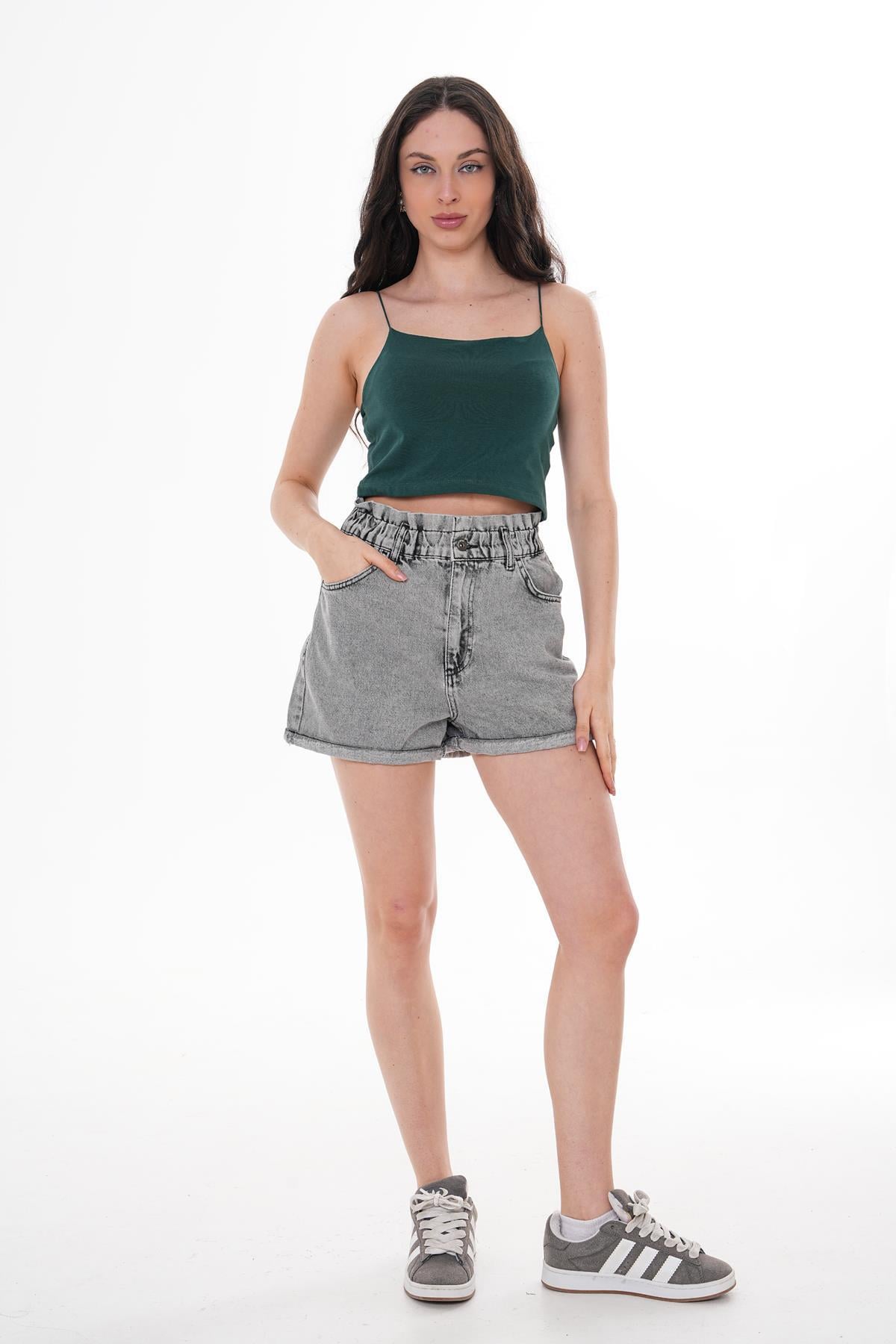 Kadın İp Askılı Örme Büstiyer 250039 -
