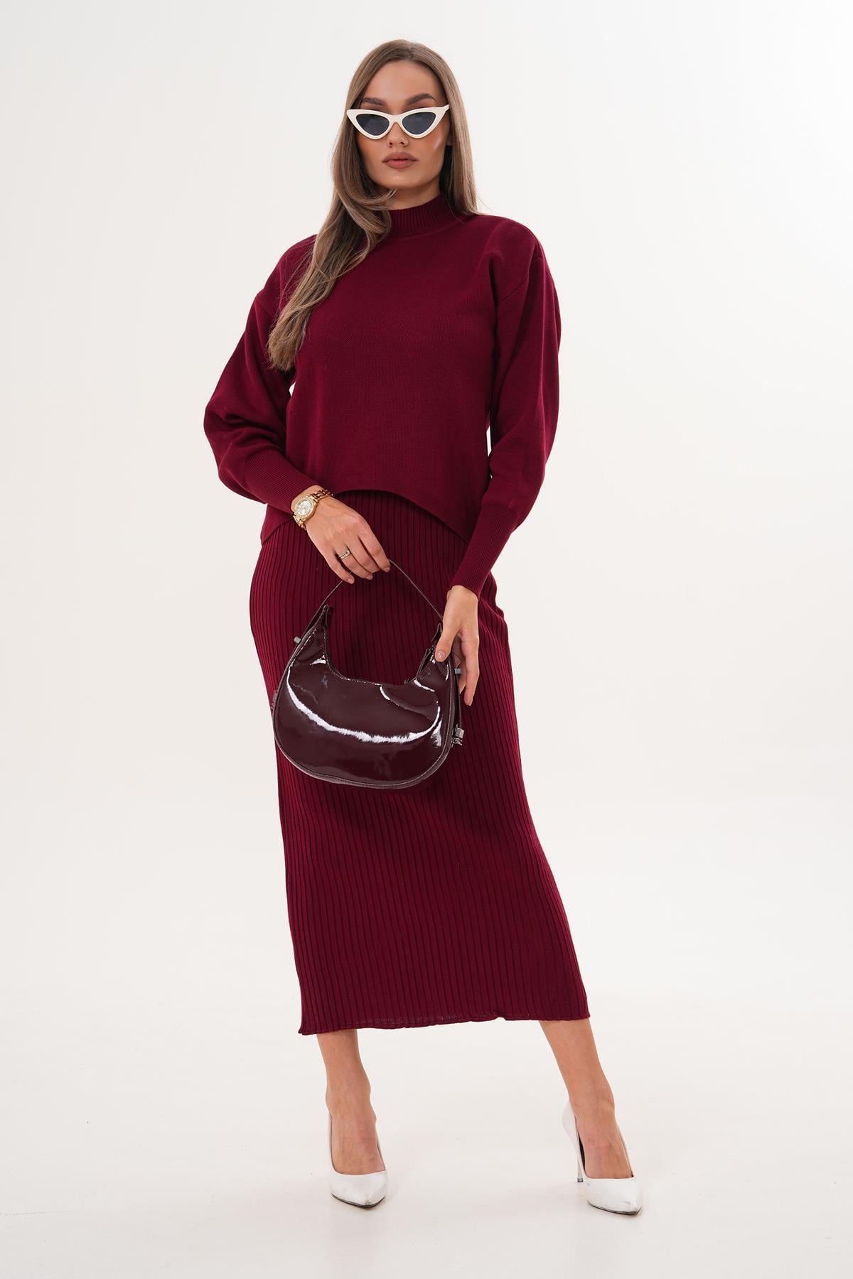 Kadın Triko Örme İkili Takım 255050 -