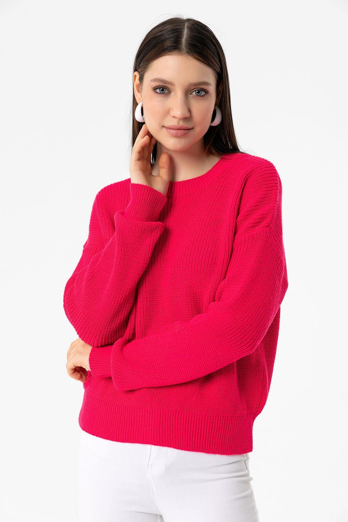 Kadın Triko Örme Kazak