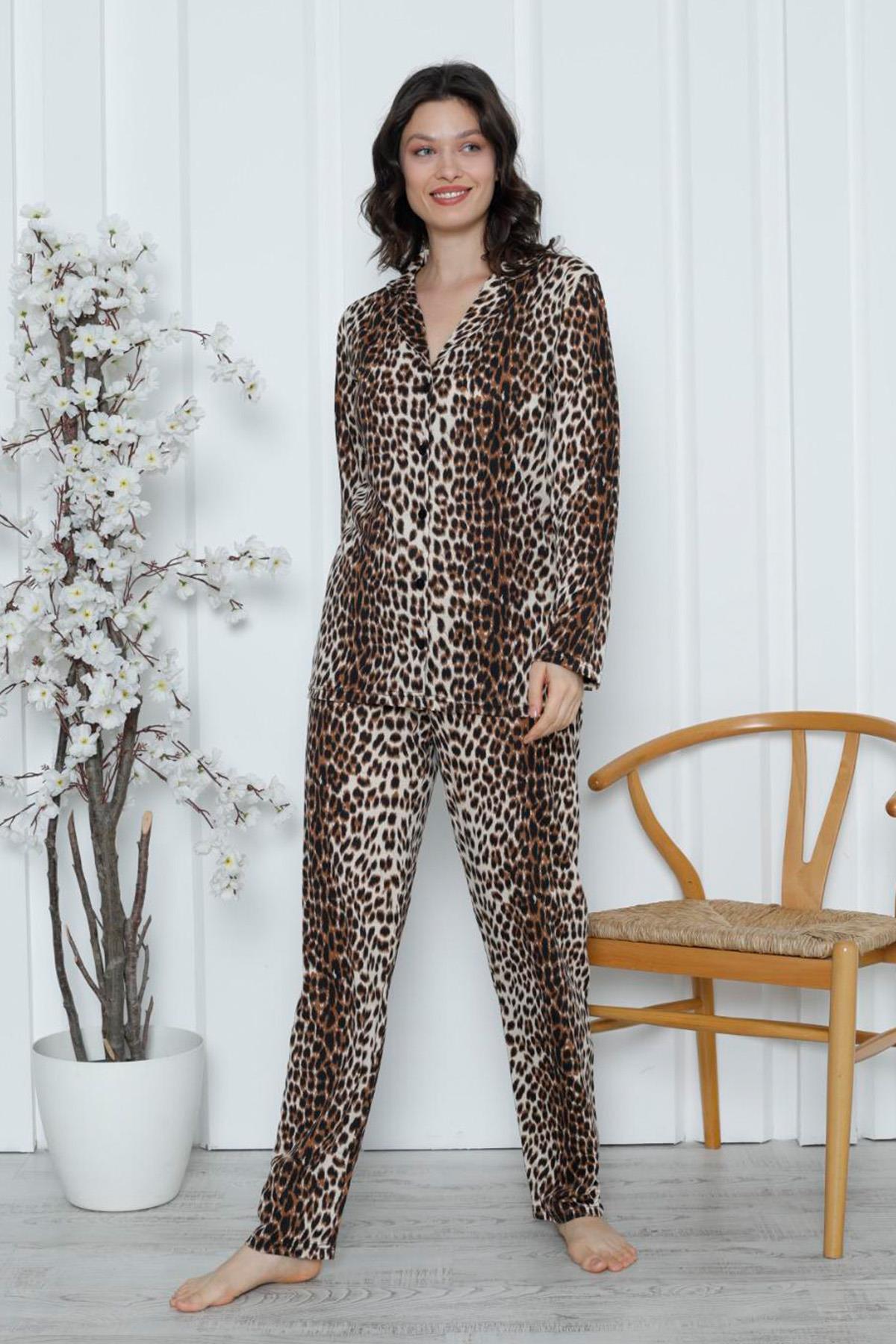 Kadın Uzun Kol Pijama Takım 245073 -