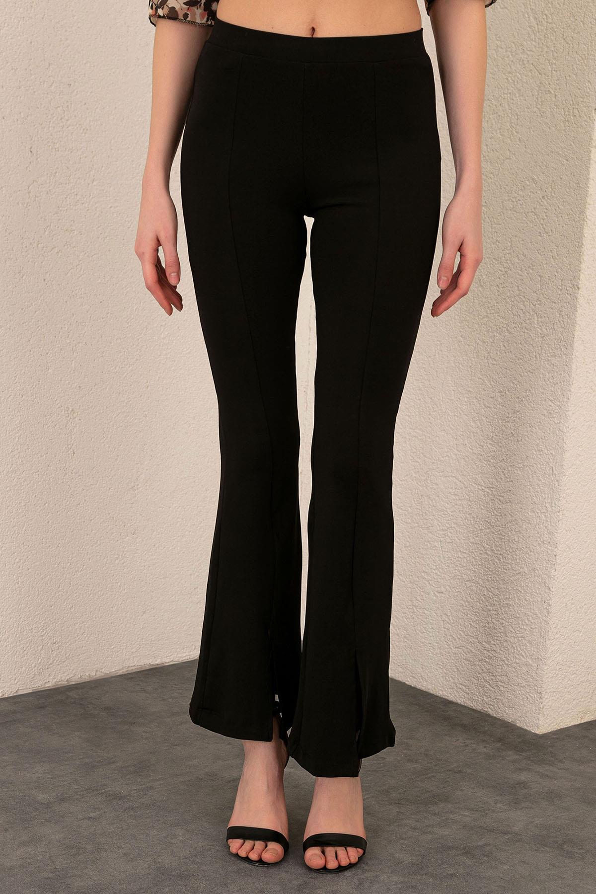 Kadın Yırtmaçlı İspanyol Paça Pantolon