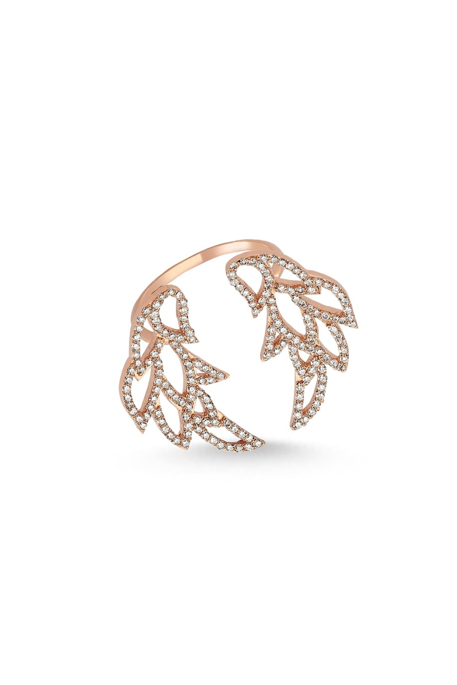 WHITE DIAMOND ANGEL OF ABUNDIA RING