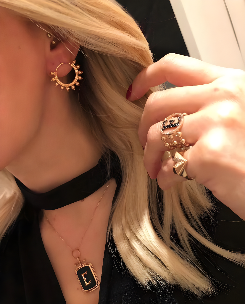 Çember Tek Kulak Küpe 