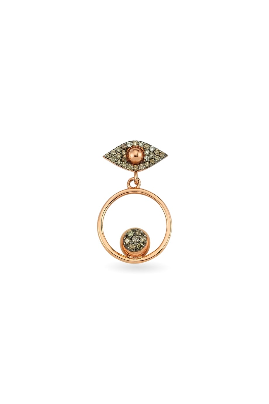 SINGLE EYE HOOP EARRING