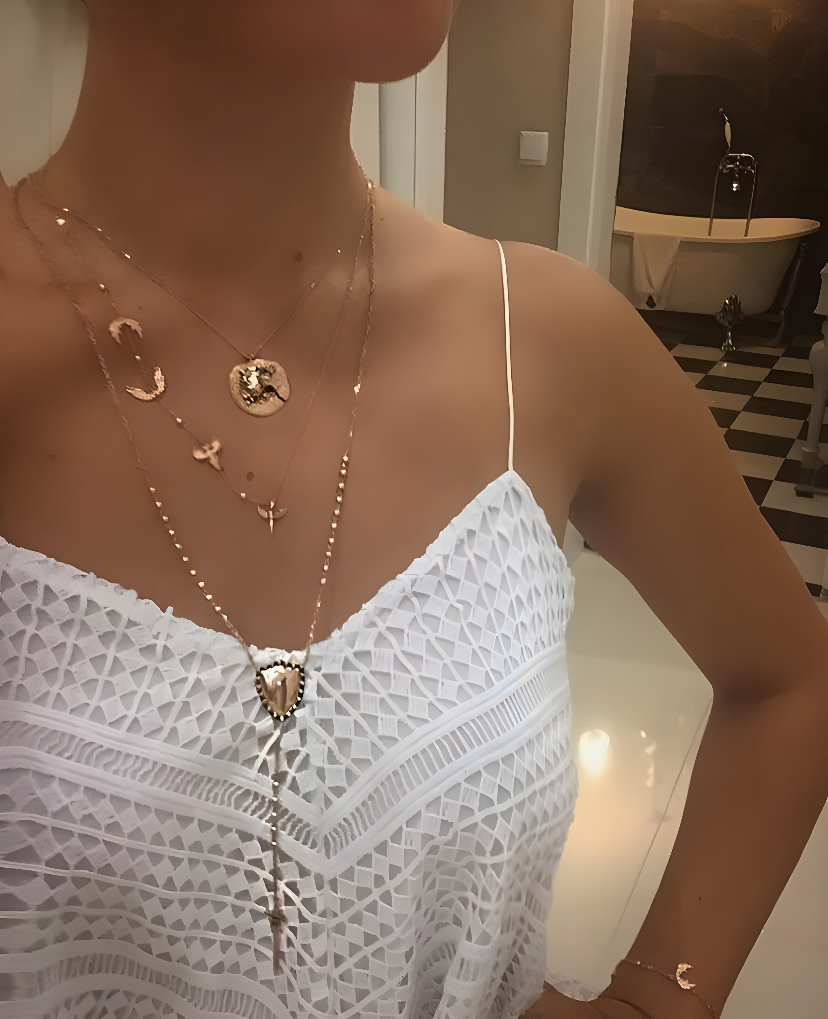 SLENDER CHAIN FIRST MONEY NECKLACE