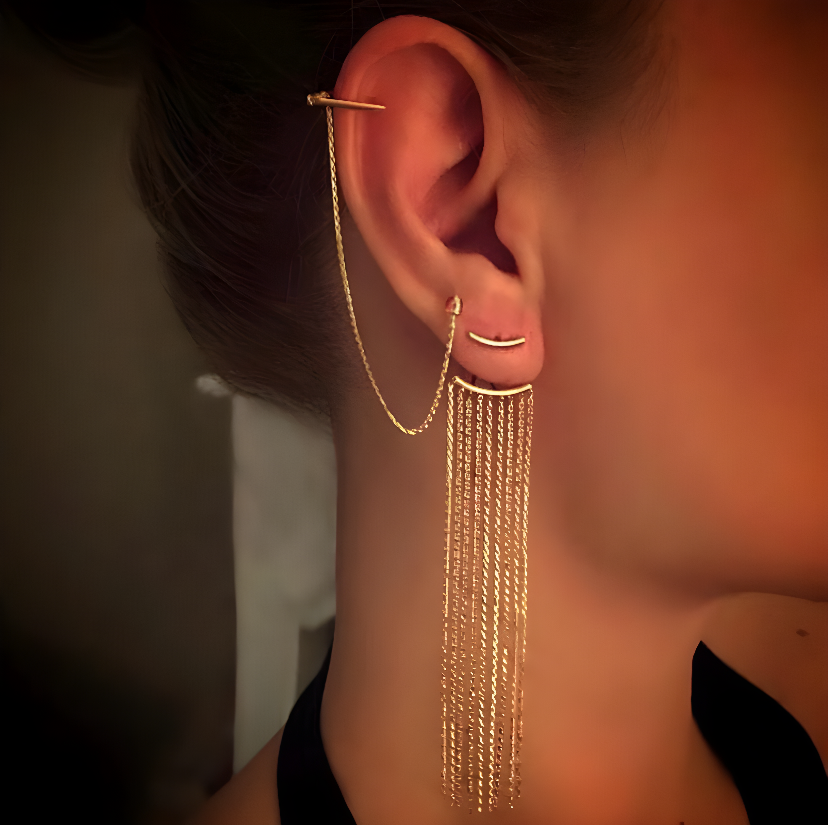 PENDANT GOLD HELIX