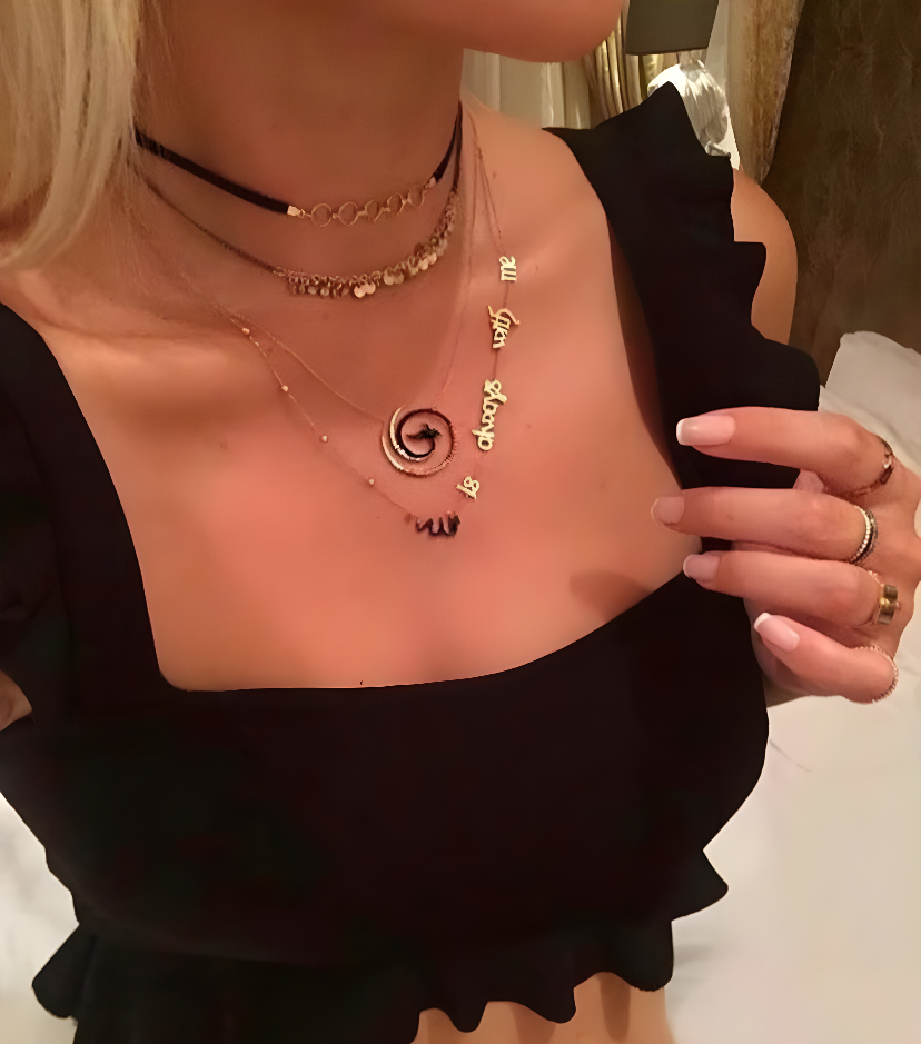 MINI SIZE DEGRADE PHOENIX NECKLACE
