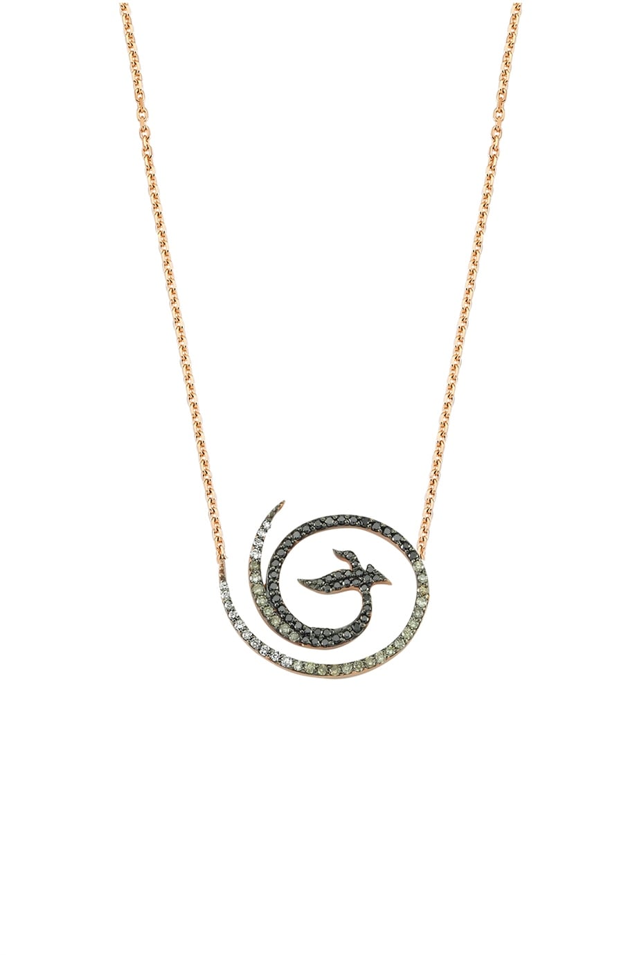 MINI SIZE DEGRADE PHOENIX NECKLACE