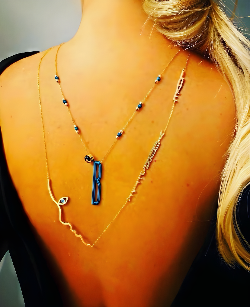 LOVE YOURSELF SILHOUETTE NECKLACE