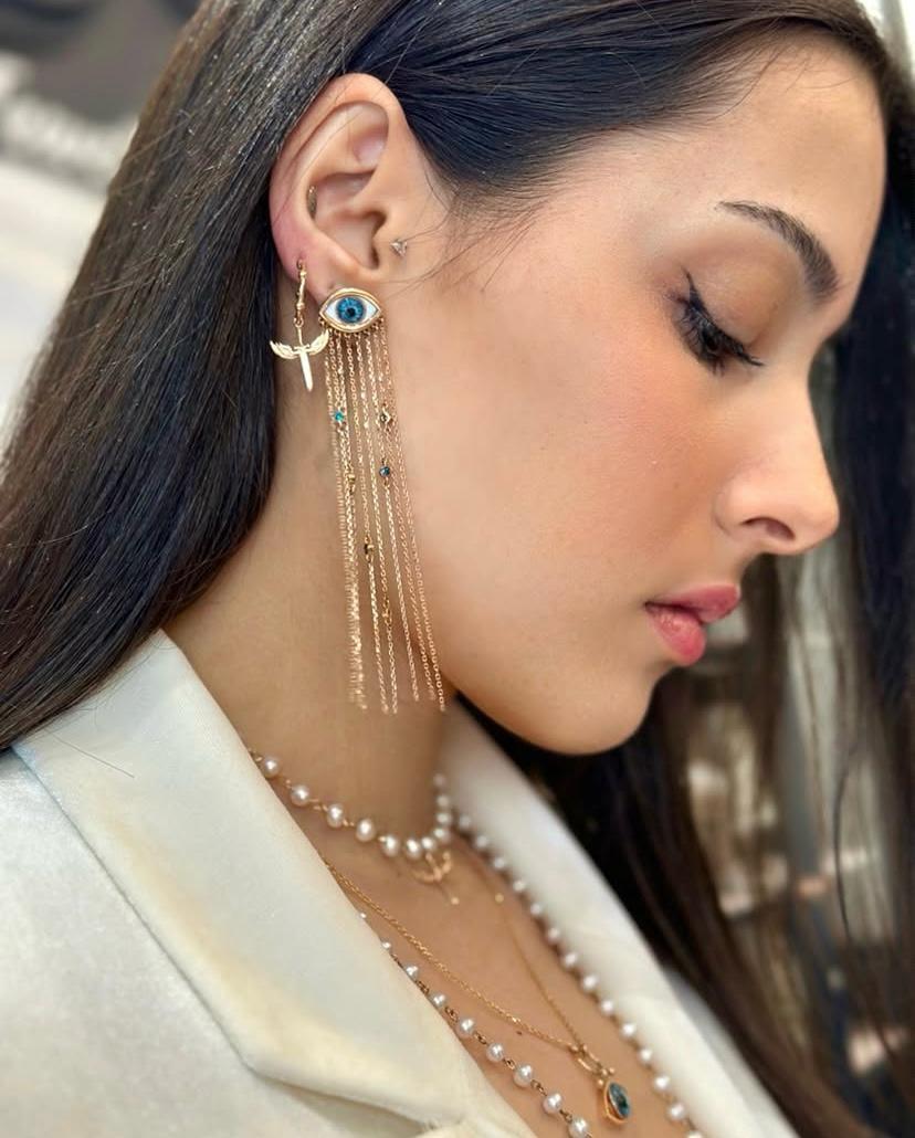 MINI ANGEL OF MICHAEL HOOP EARRING