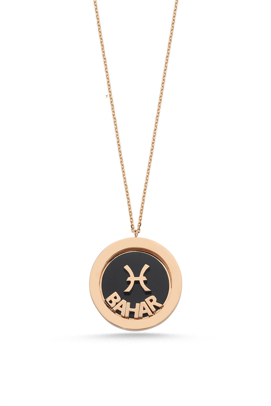 MİNELİ HAREKETLİ İSİM KOLYE