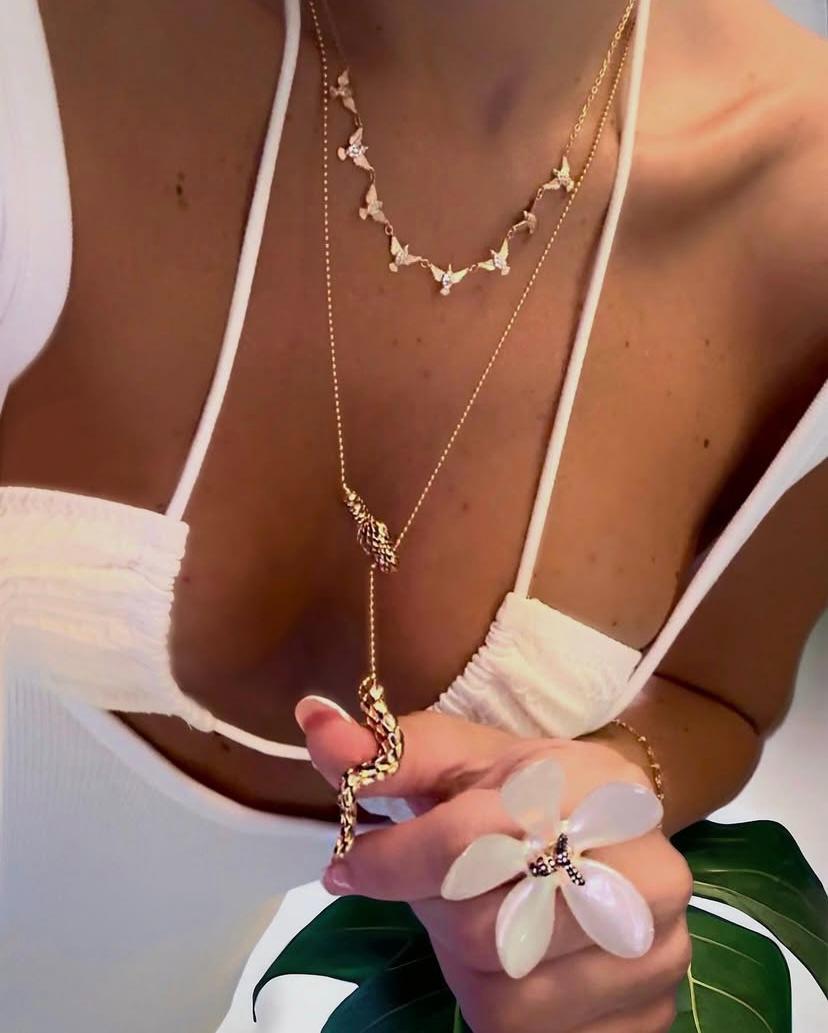 Pırlantalı Kuş Kolye