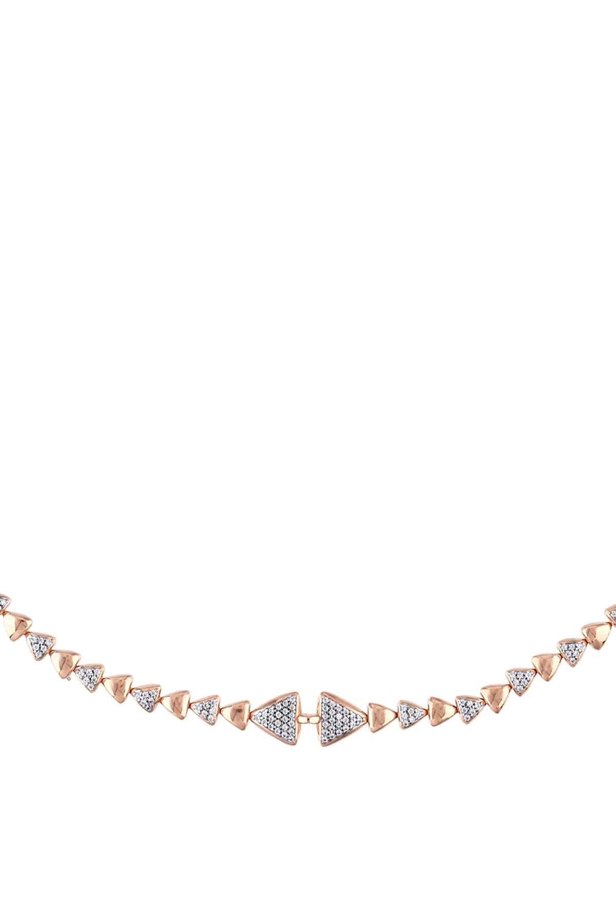 PIRLANTALI TRİPLE PATH KOLYE