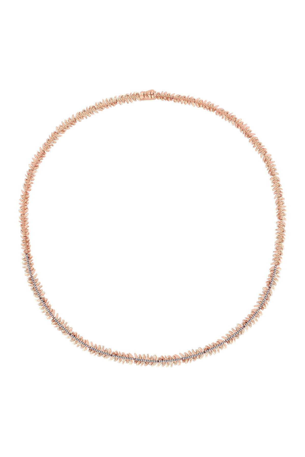 PIRLANTALI TÜY CHOKER KOLYE