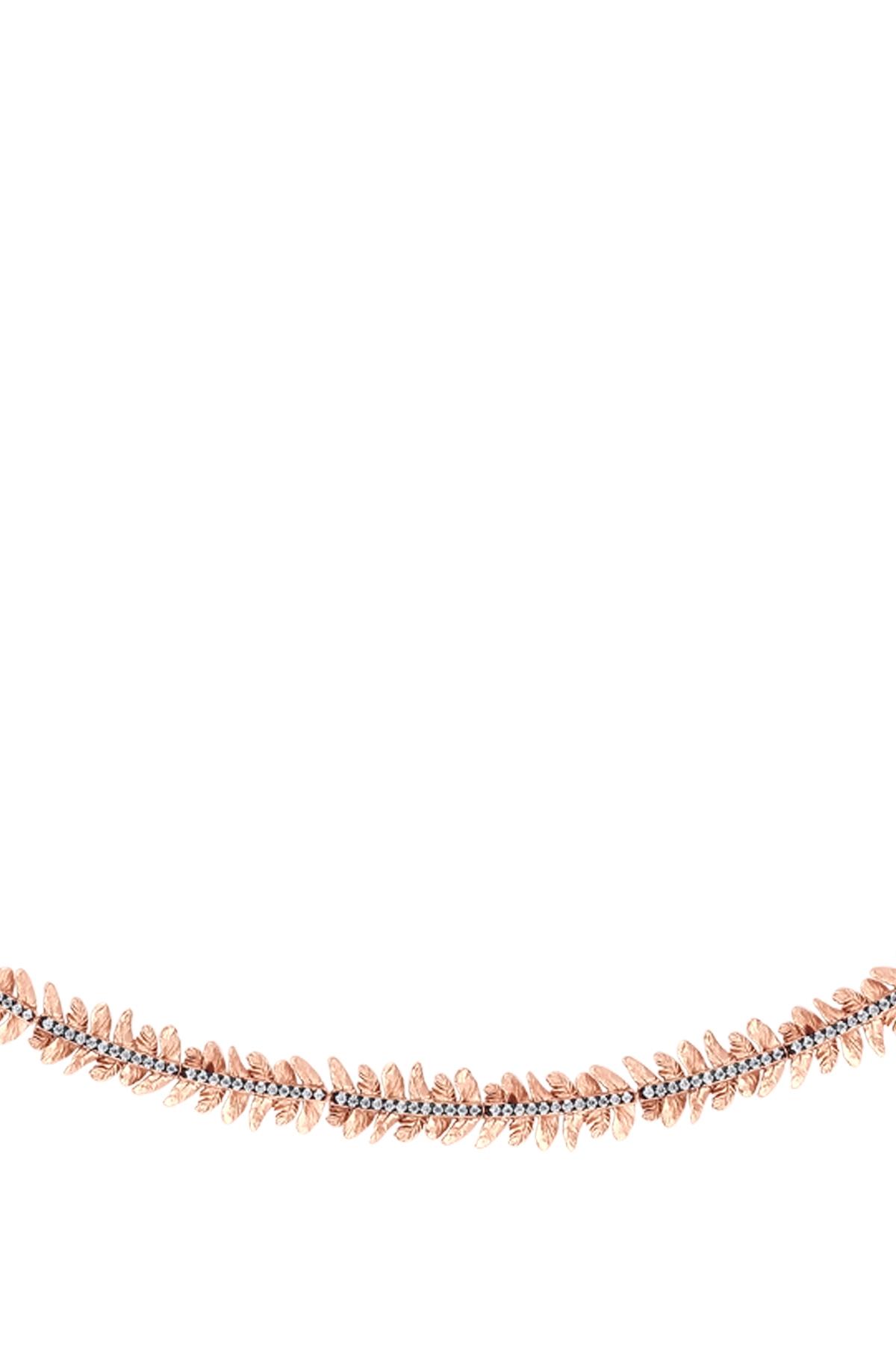 PIRLANTALI TÜY CHOKER KOLYE