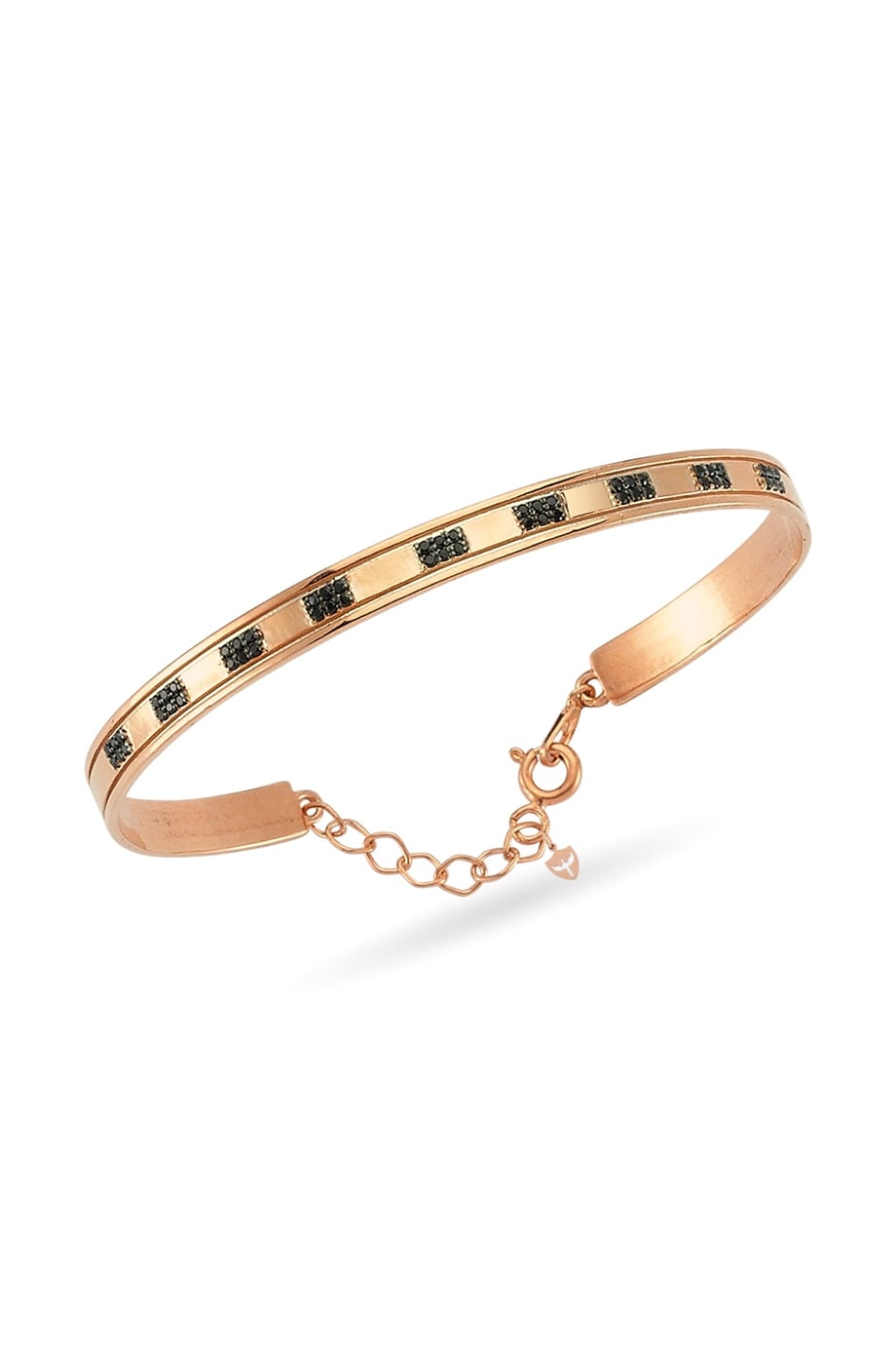 Siyah Pırlantalı Altın Kelepçe