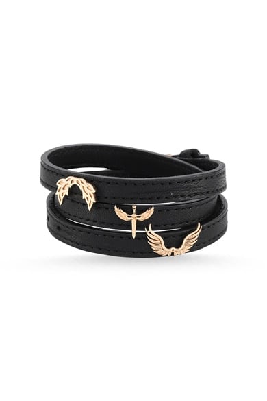 3Lü Melek Deri Bileklik