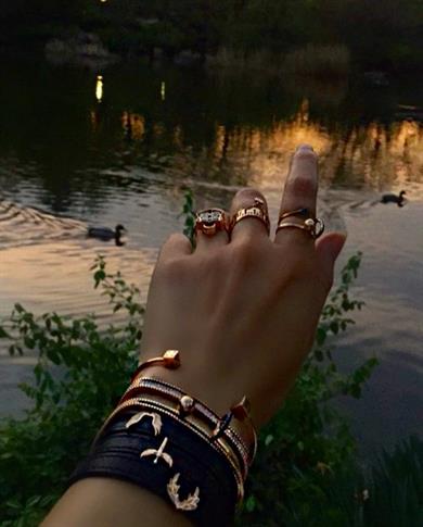 3Lü Melek Deri Bileklik