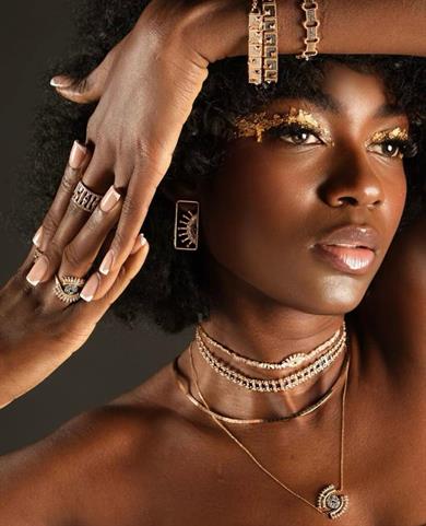 Baget Pırlantalı Choker Kolye