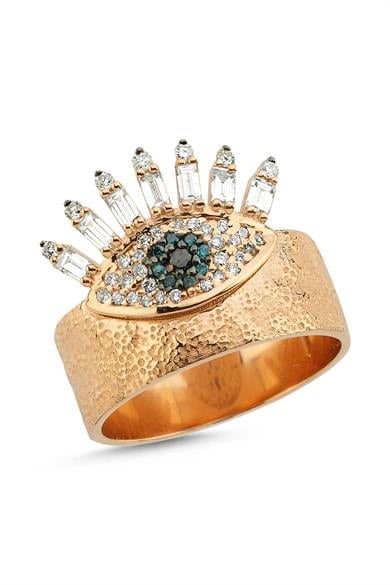 Baget Pırlantalı Göz Yüzük