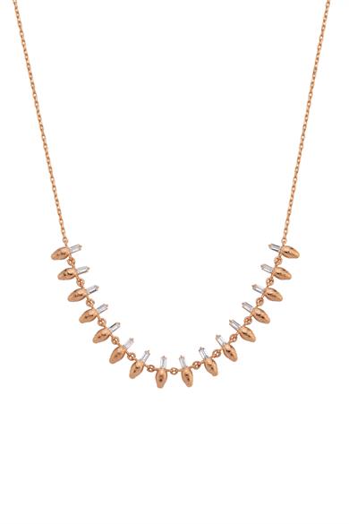 Baget Pırlantalı Yılan Kolye